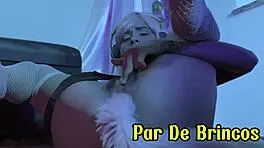 she loves playing with her pussy using anal plug