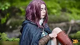 Melina Levels Up with Her Pussy in Cosplay