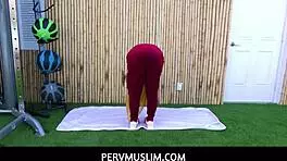 Watch the trainer fuck his exotic client!