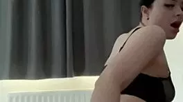 Horny British Girl Toys Herself Solo!