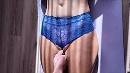 Tight young pussy gets oiled massage and big cock in missionary