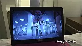 Small Tits Tgirls Feel Every Inch in Steamy Shower and Elevator Action