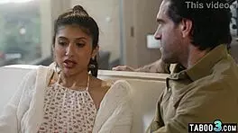 petite latina teen penelope woods taboo fucked by her surprised stepdaddy