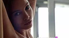 Calypso Muse Undresses In Black Lingerie