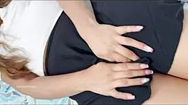 Just chilling when stepbrother sneaks in and pounds his stepsister’s ass hard after school