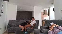 my girlfriends curvy stepmother sucks my cock with big tits