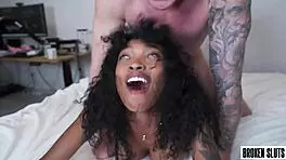 She moans while riding and fucking in quick homemade session