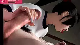 Cute Girl in Sportswear Teases with Foot Job and Blow Job Until Cum