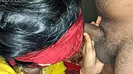 Newly married desi bhabhi giving best blowjob to husband