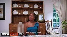 Ebony Teen Pussy Stretched By Tourist