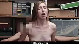 Teen Feels Punished By Burglar With Her Pussy