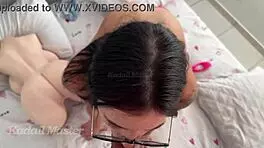 naughty girlfriend does everything to cum on big cock