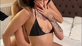 I love this rough ffm threesome sex with petite 18+ brunette and tall teen 18+ - pov rimjob feels amazing