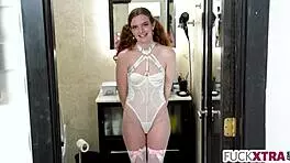 Redhead Teen Lick More Things In Shy Petite Sex