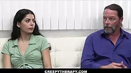 Milf therapist seduces stepdad in creepy therapy