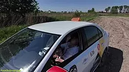 first public anal sex with a crazy taxi driver