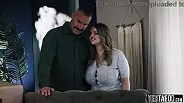 Ever tried a wild threesome with a tiny teen 18+ and a curvy bbw stepmom?