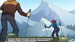 Blonde girlfriend narrates deepthroat and pussy play in witch hunter