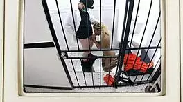 Aria Nicole's Behind-The-Scenes Creampie During Doctor's Hospital Visit In Missionary Latex