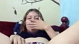 Intense Latina Masturbation With Rich Palette And Small Tits