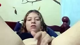 Intense Latina Masturbation With Rich Palette And Small Tits