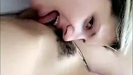 two naughty teen girlfriends licking each other's wet pussies