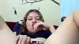 Intense Latina Masturbation With Rich Palette And Small Tits