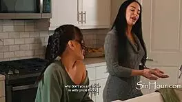 petite asian teen 18+ moves in with step uncle, turns out he was her lover all along, with kimmy kimm and sheena ryder