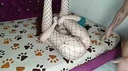 Beautiful Colombian Teen Stepsister Seduces Stepbrother In Lingerie For Creampie