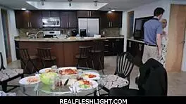 Freeuse Family Group Sex After Dinner with Kylie Kingston