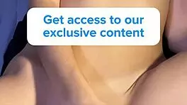 Fat Brunette Spreads Big Ass, Cumming Hard on Belly!