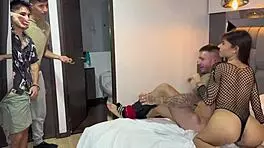 My girlfriend gets anal double penetration with my friends 😈