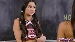 three h students eliza ibarra kendra spade and vanna bardot share naughty kisses