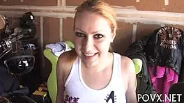 lily lovette sucks cock and licks balls in tight pussy hardcore sex