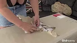 horny milf lacey starr teases and fingers young 18+ lesbian