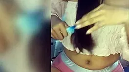 18-year-old girl with perfect tits sucks my fingers real amateur homemade video