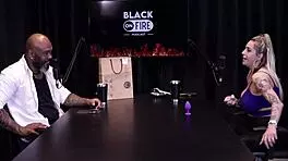 Hey, Julia Fontanelli shows boobs after stressing over anal scene on Sheer Red