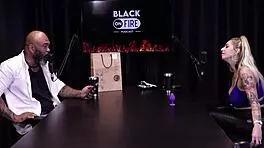 Hey, Julia Fontanelli shows boobs after stressing over anal scene on Sheer Red