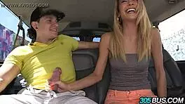 man, i got mila blaze's tight ass fucked on the 305bus, so wild n crazy!