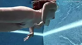 diana rius is touching her hot tits underwater, so juicy