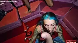 Skinny Girl With Small Waist Used As Slave In Casting