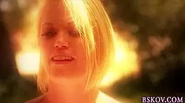 Teen babes indulge in sensual pussy eating