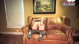 Curvy Redhead Rose Masturbates, Gives a BJ, and Gets Her Pussy Fucked! 😉