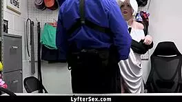 lp officer explains to teen that barter system means blowjob and doggystyle in office