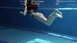 diana rius is touching her hot tits underwater, so juicy