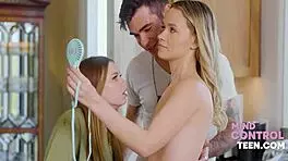 Teen Thighs Out For Freeuse In Kitchen