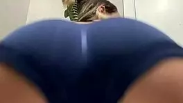 eighteen year old blonde with big ass gets banged hard and deep