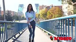 Scarlett Mae Sucks Cock During Photoshoot