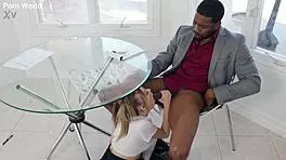 Cock-Hungry Teen Coco Lovecock Tempts Tutor Into BBC Slamming