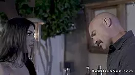 Could a hairless husband dominate his busty wife's desires in bed?